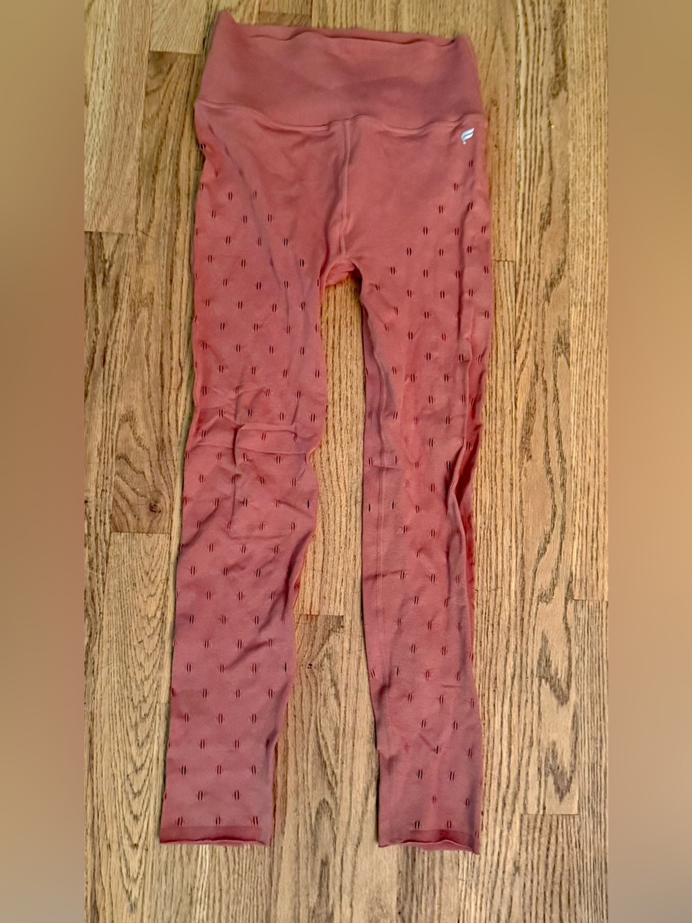 Fabletics Dusty Rose Seamless High Waisted Leggings